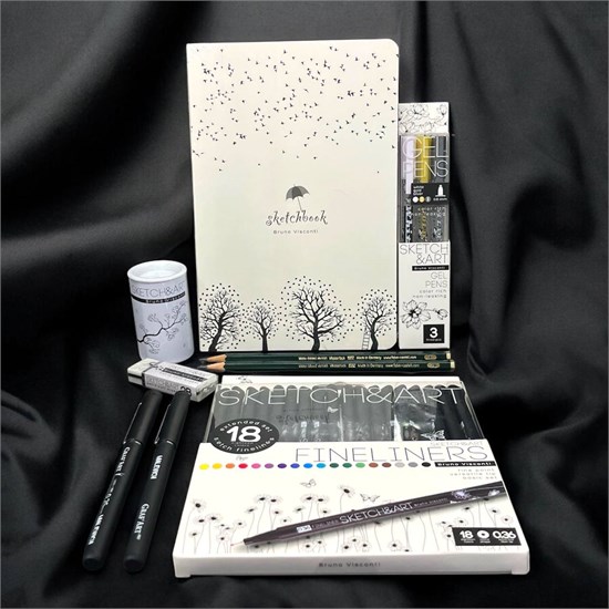 Подарочный набор для художника - графика SKETCH&ART-01 (9 предметов) ГРАФИКА 01